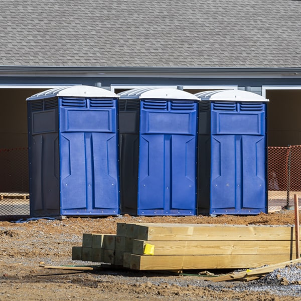 are there any restrictions on what items can be disposed of in the porta potties